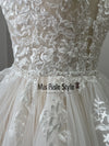 Sheer Lace Wedding Dress