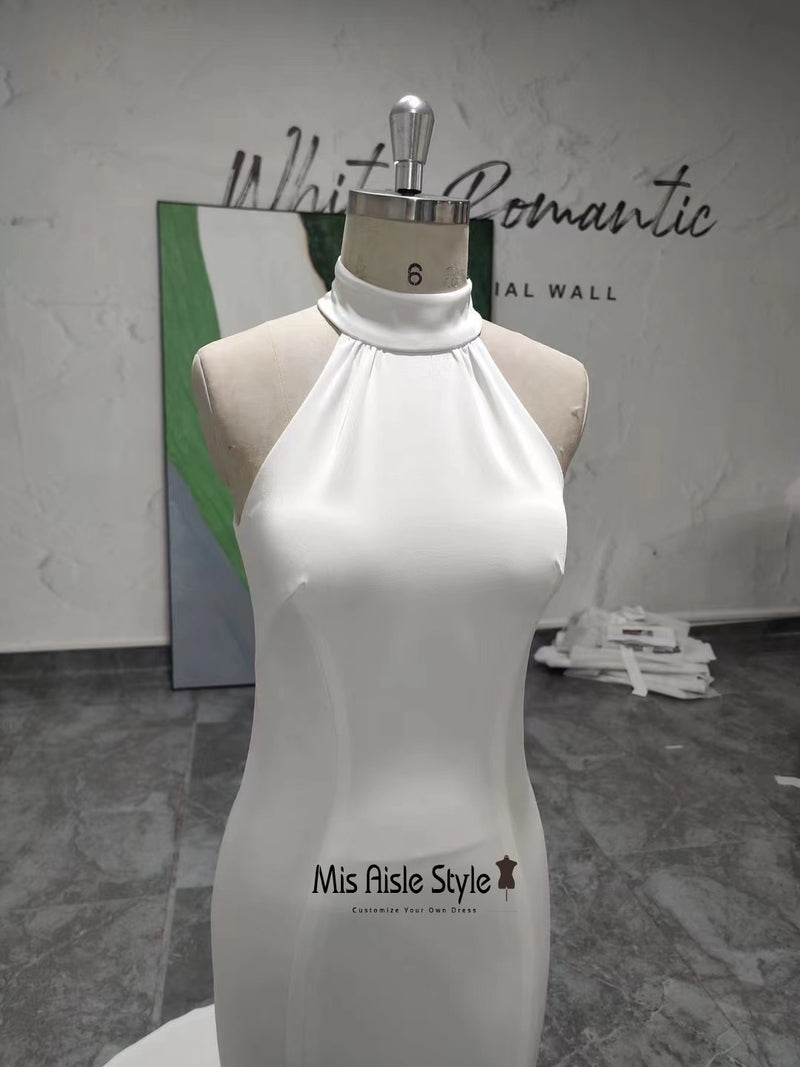 Halter Neck Wedding Dress