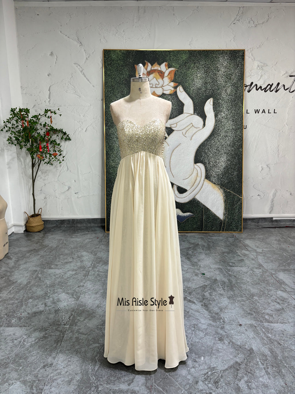 Long Bridesmaid Dress