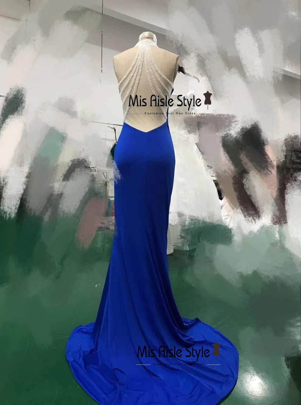Blue Prom Dress