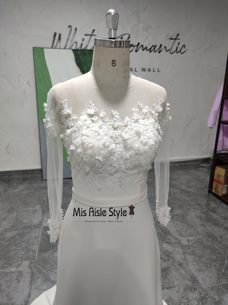 Sheer Wedding Dress