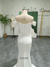 Off Shoulder Sleeve Wedding Dress