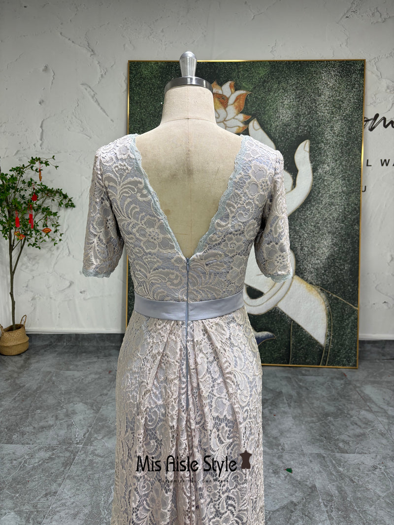 V-back Mother Of The Bride Dress