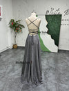 Silver Sparkle Prom Dress