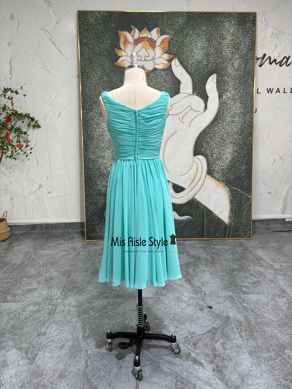 Sleeveless Bridesmaid Dress