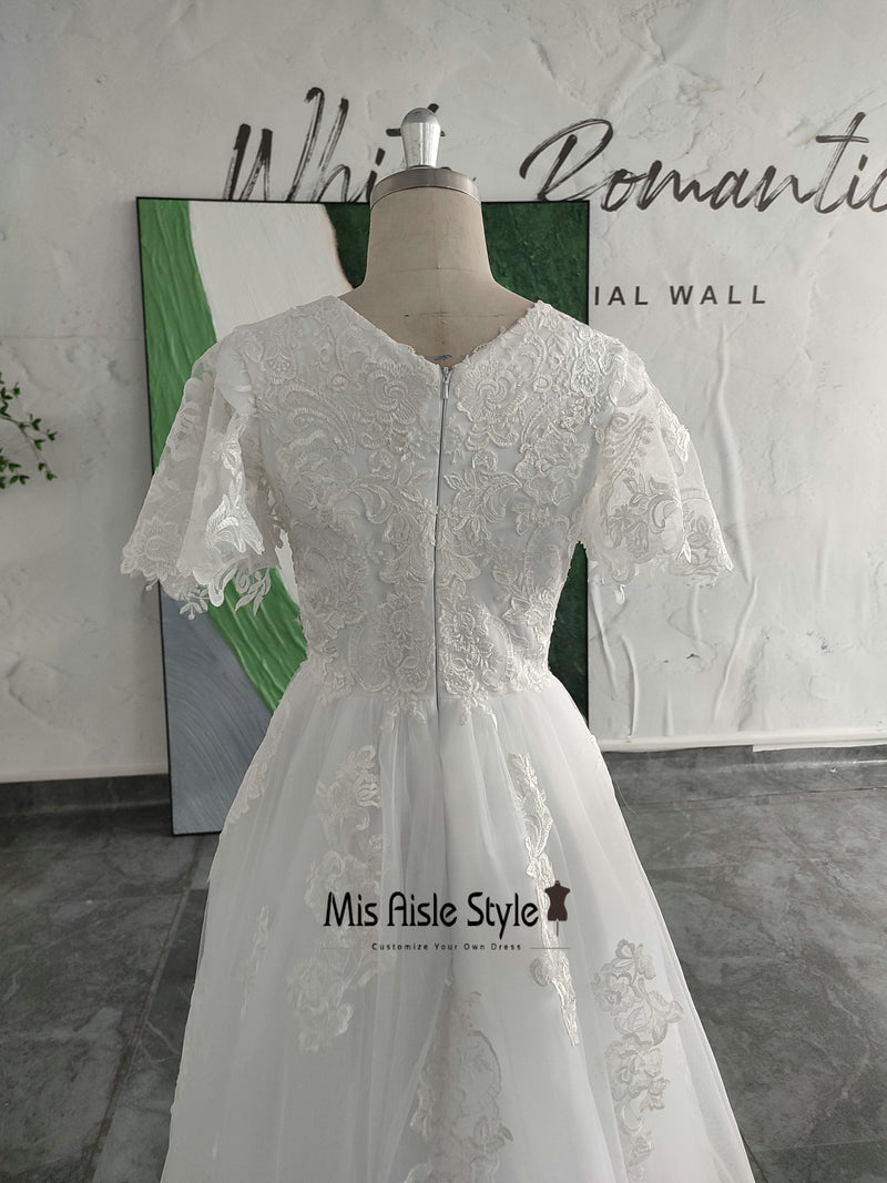A Line Wedding Dress