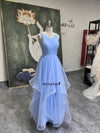 Tiered Skirt Tulle Prom Dress