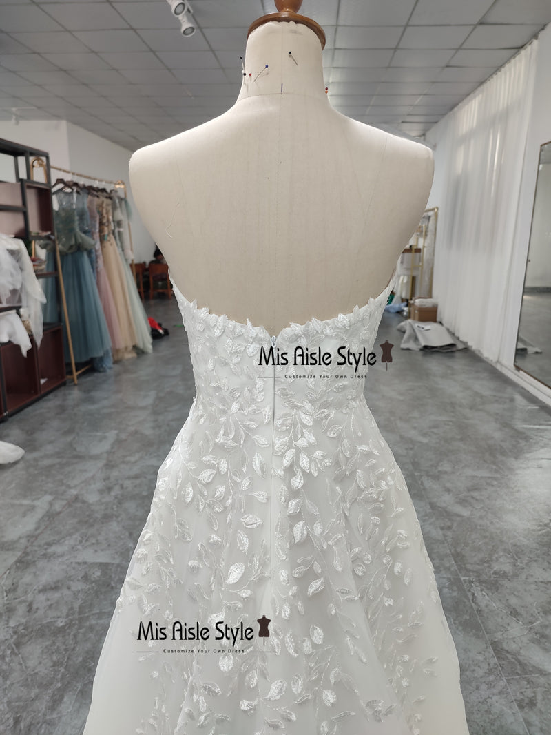 Sleeveless Wedding Dress