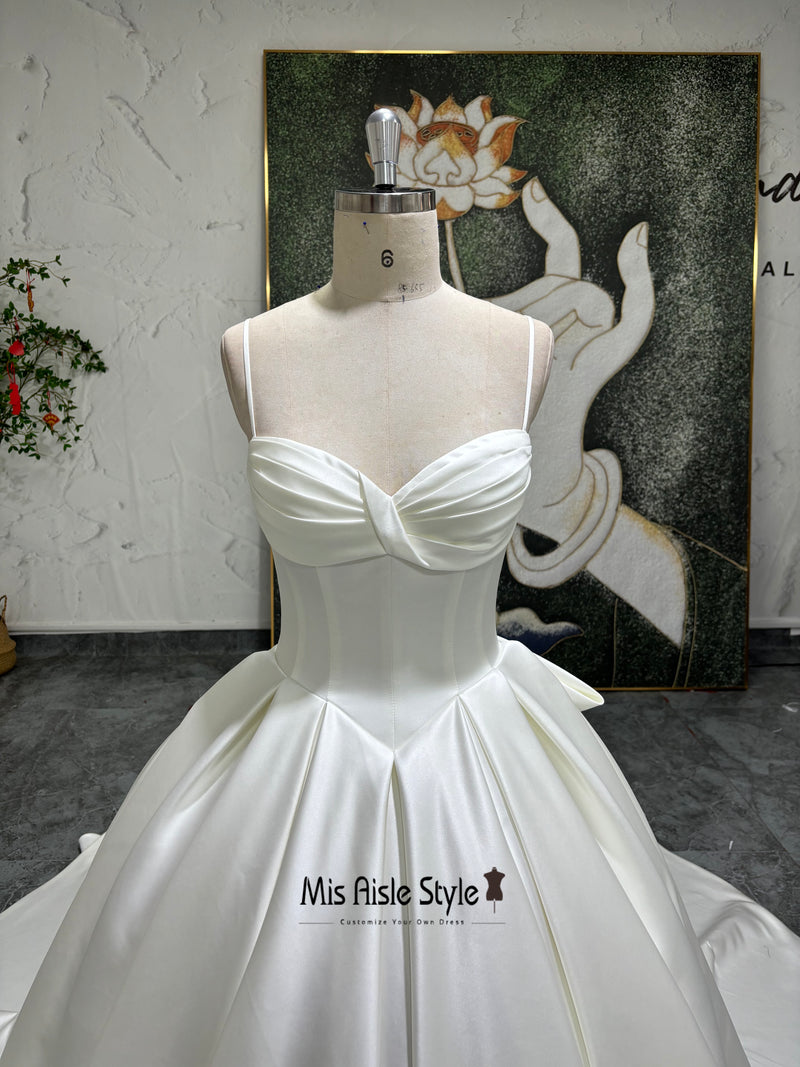 Spaghetti Straps Wedding Dress