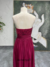 Off Shoulder Sleeve Bridesmaid Dress