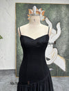 Black Lace Homecoming Dress