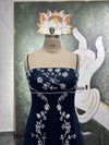 Vintage Blue 90s Party Dress