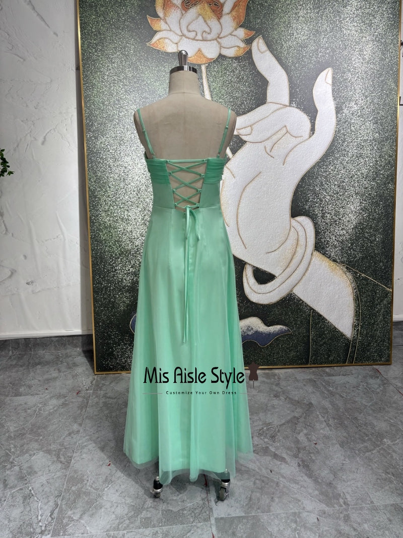 Mint Green Vintage Prom Dress