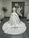 Satin Wedding Dress With Bow
