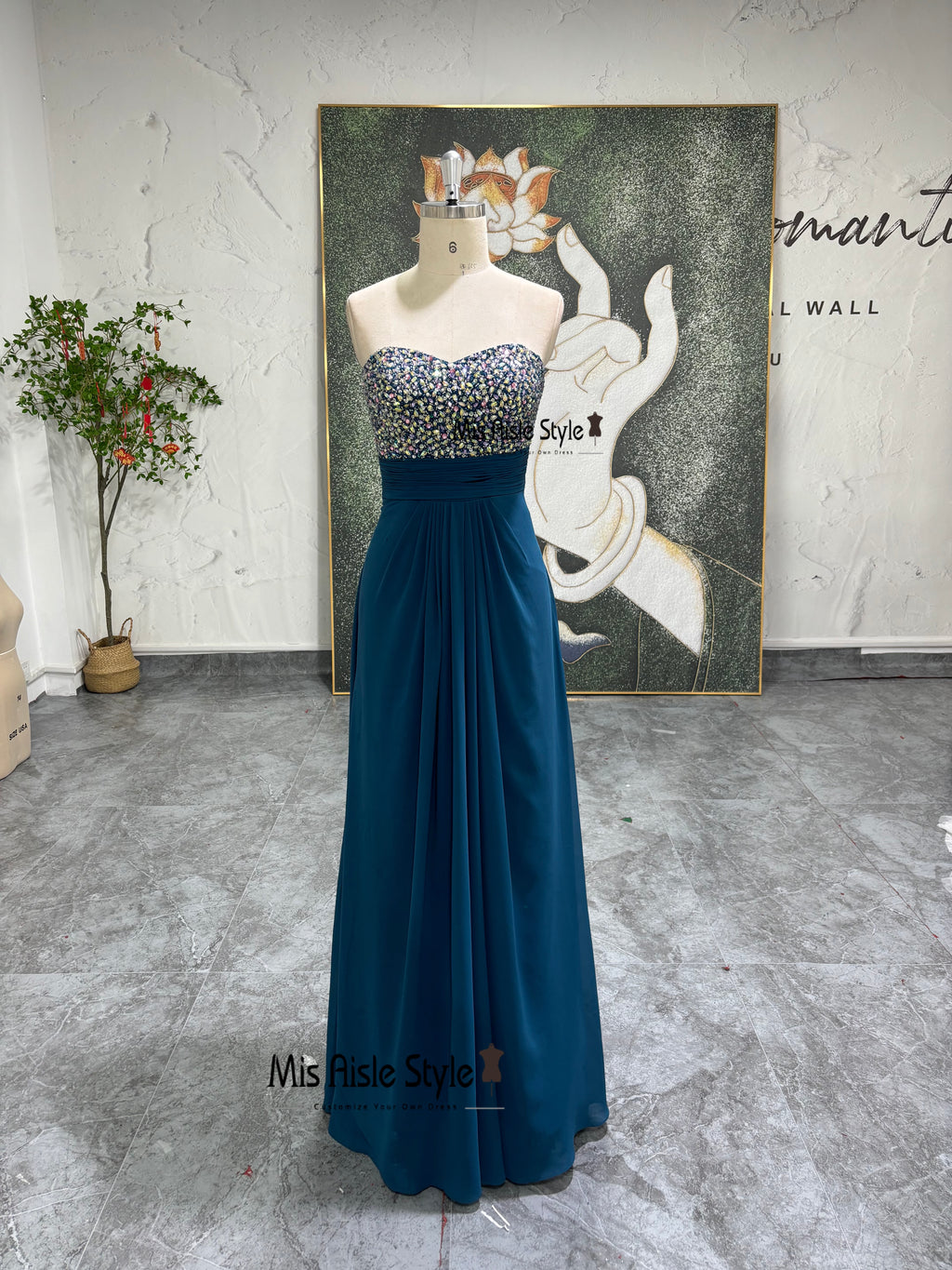 Long Bridesmaid Dress