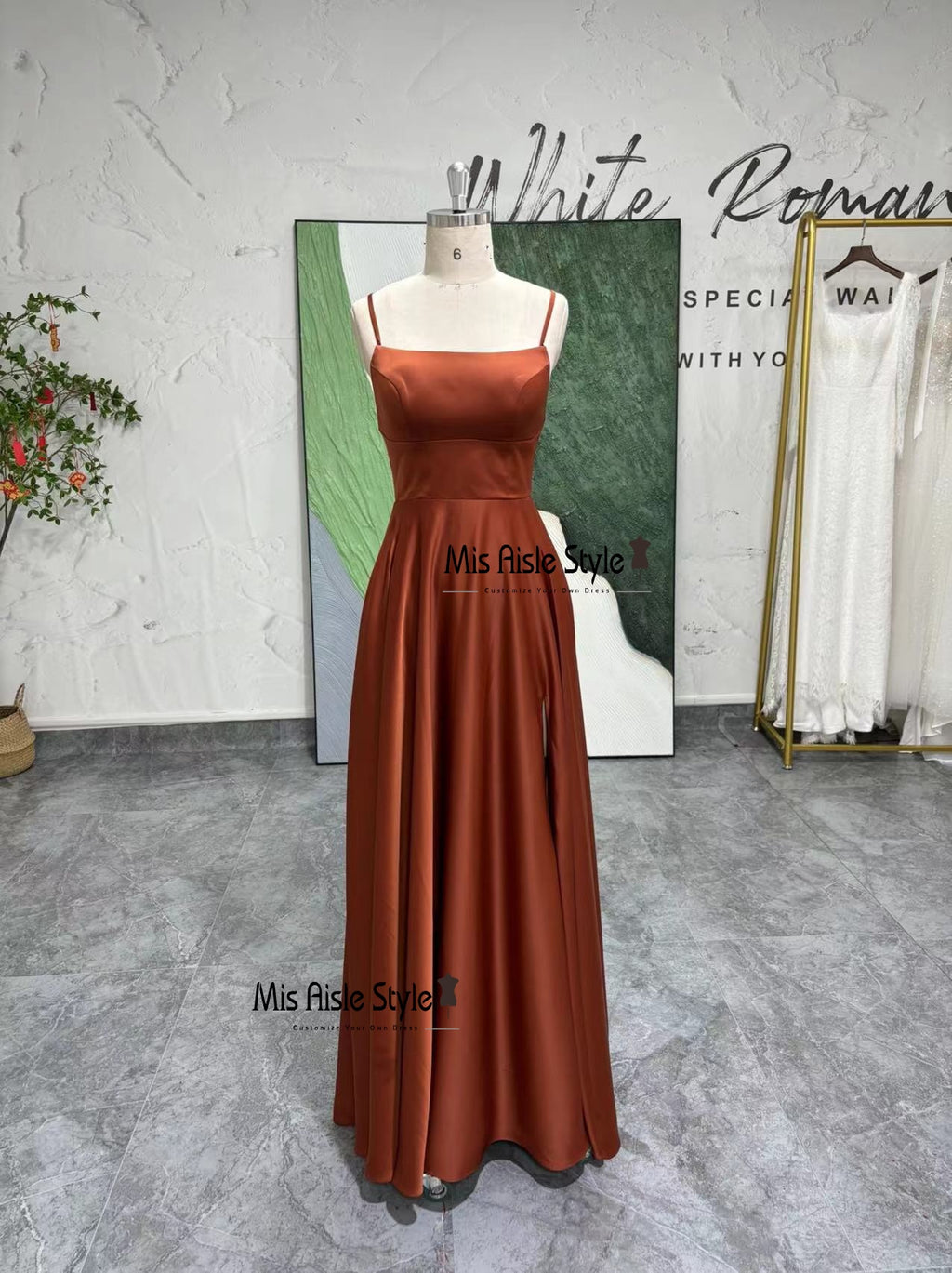 Orange Party Dress