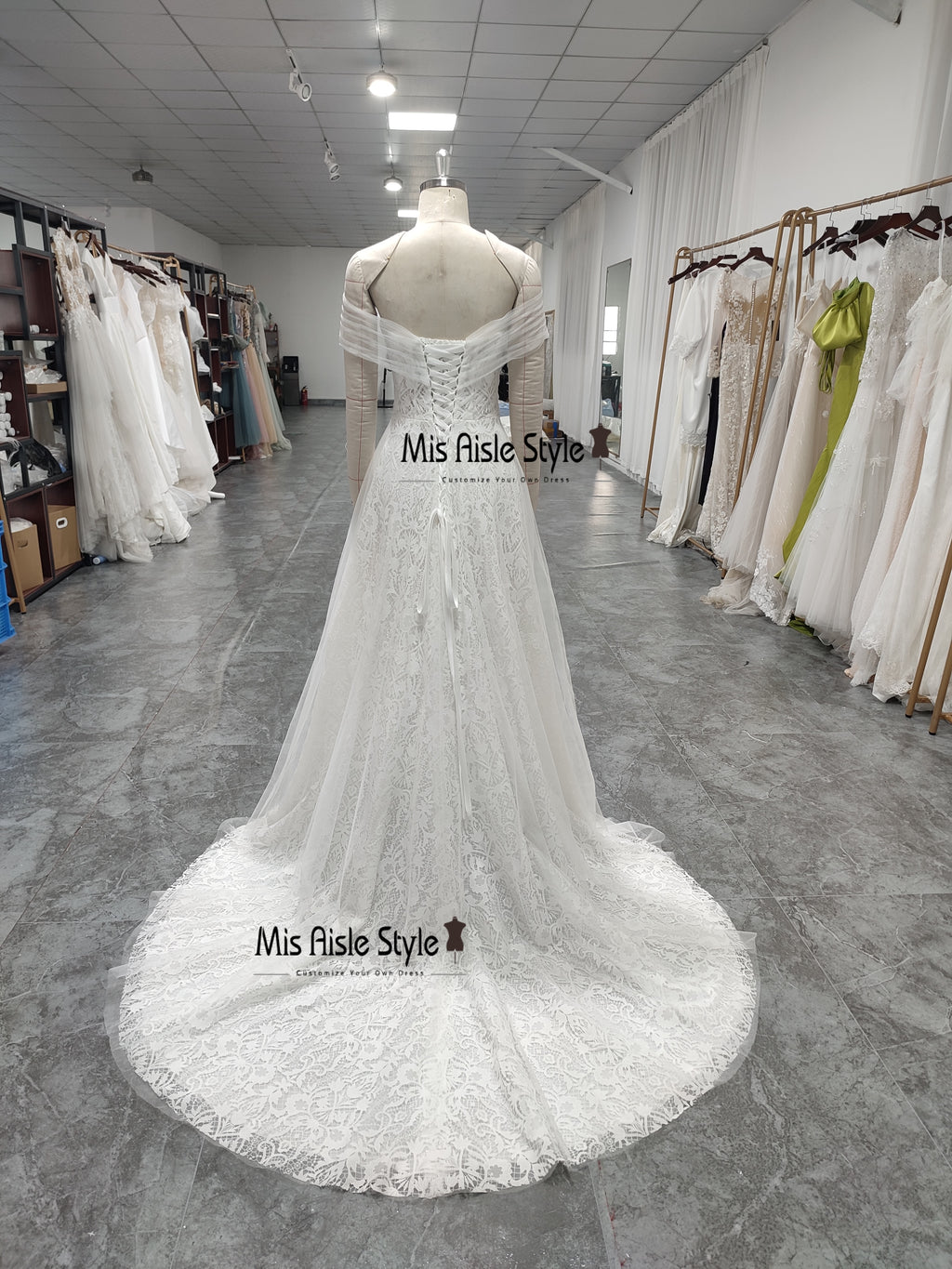 A Line Wedding Dress