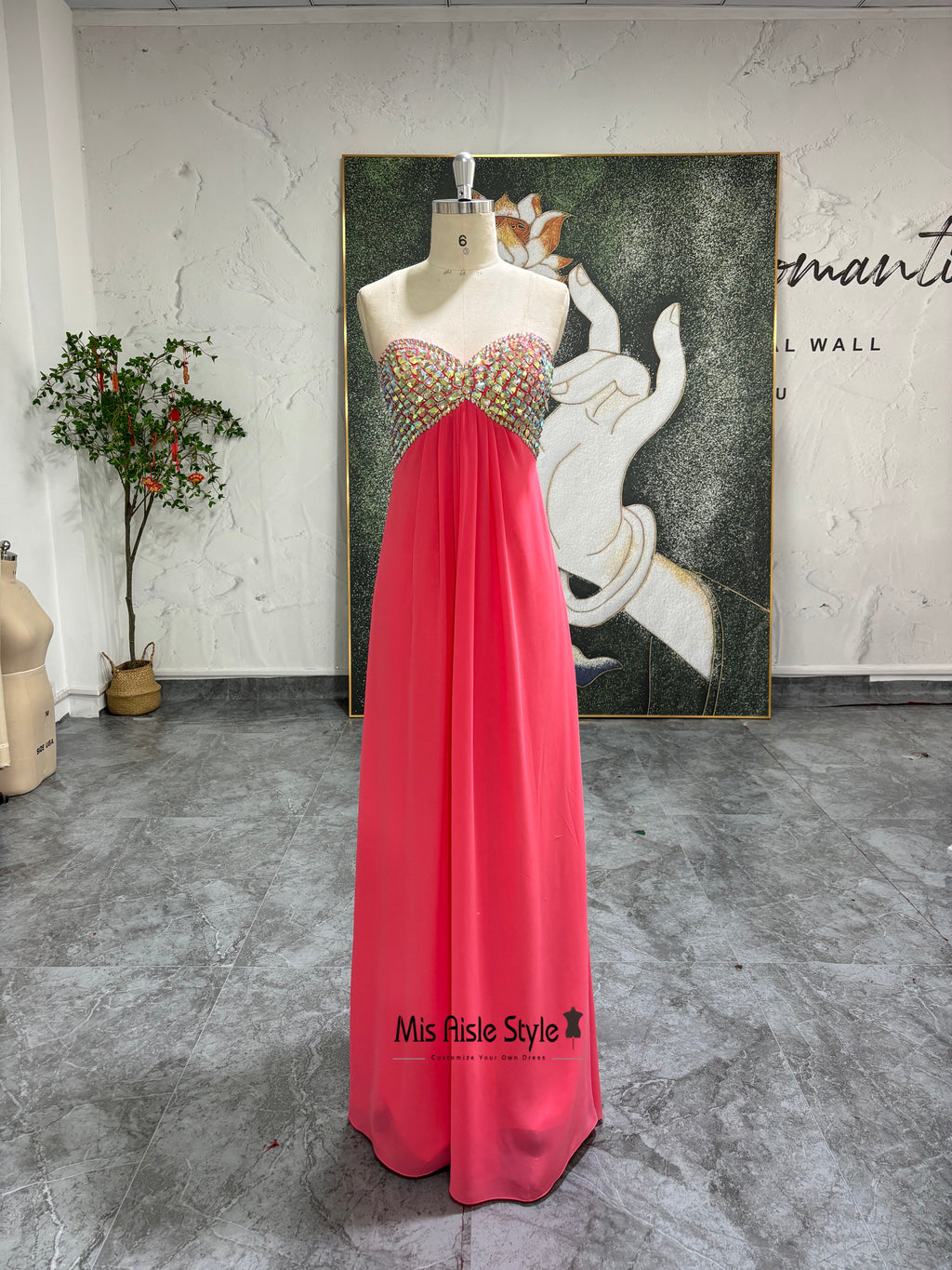 Beaded Bridesmaid Dress