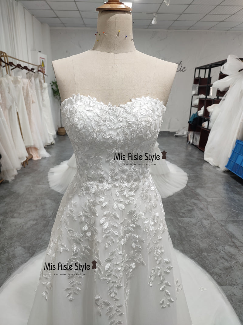 Off Shoulder Wedding Dress