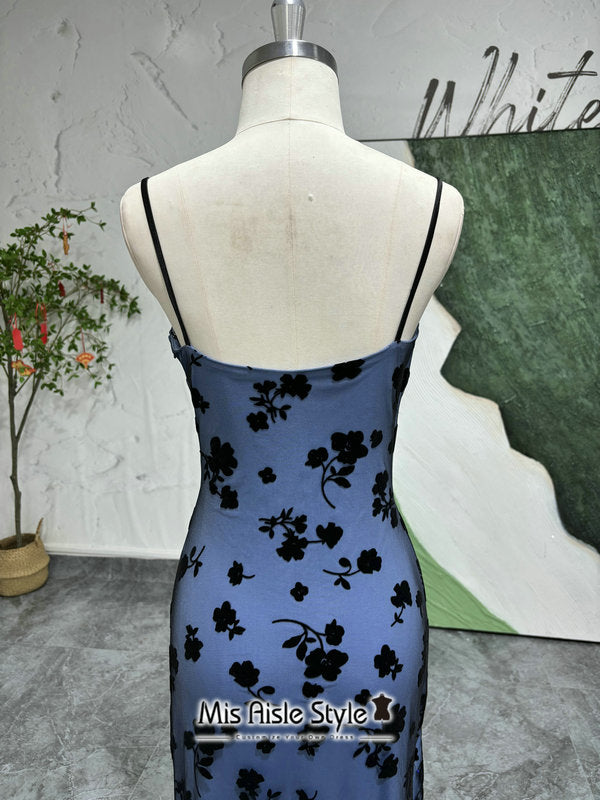 Vintage Fit and Flare Square Neckline Black Lace Prom Dress misaislestyle Vintage Fit and Flare Square Neckline Black Lace Prom Dress misaislestyle
