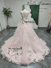 Colorful Plus Size Wedding Dress