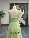 Wide Shoulder Straps Bridesmaid Dress