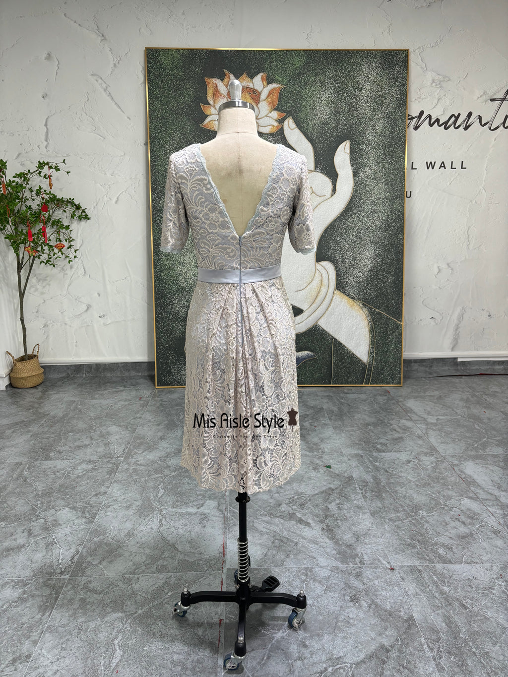 Knee Length Mother Of The Bride Dress