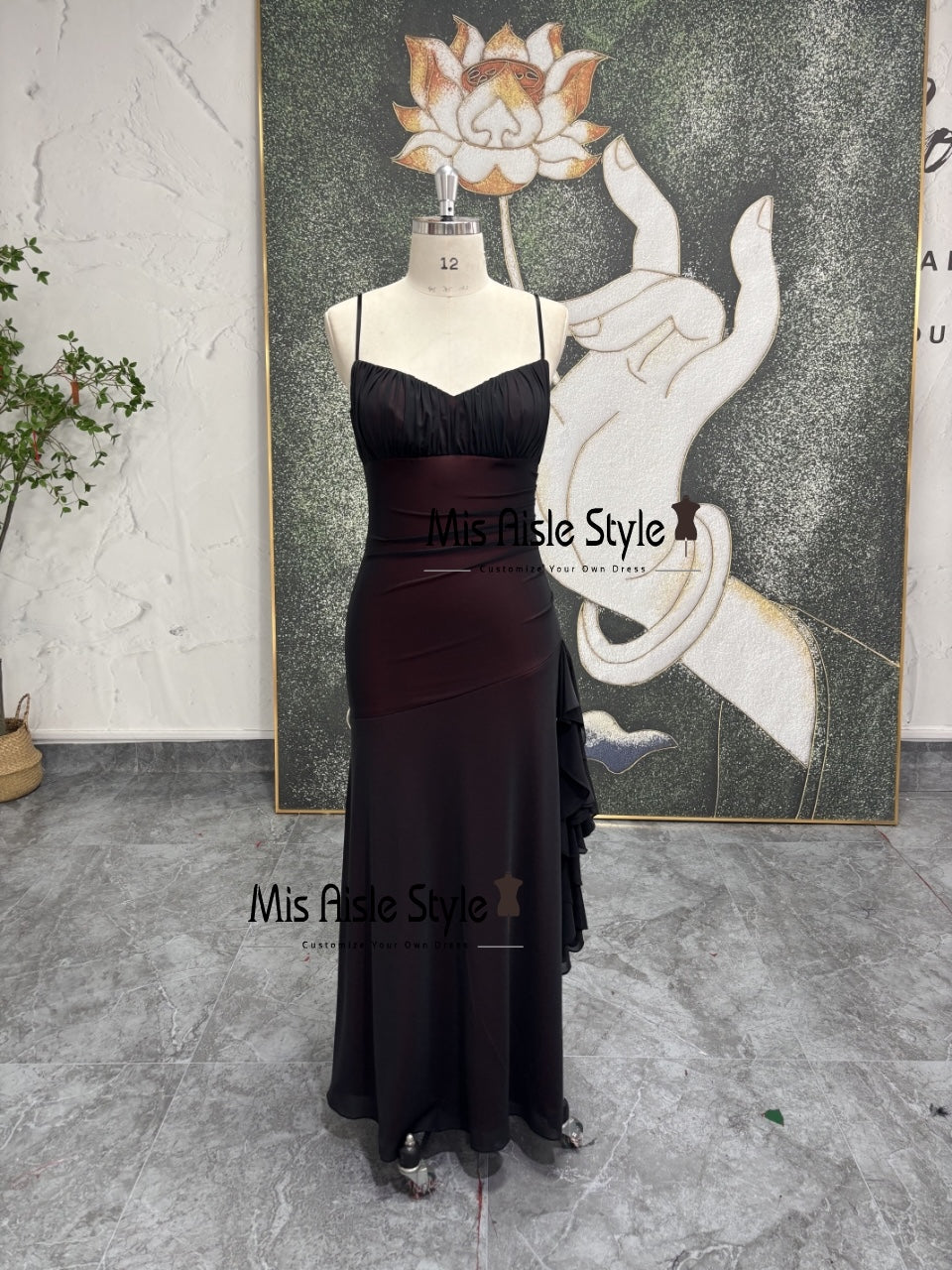 strapless open back dress Vintage Black Lace Prom Dresses Short Ball Gown – Lisposa main image 1