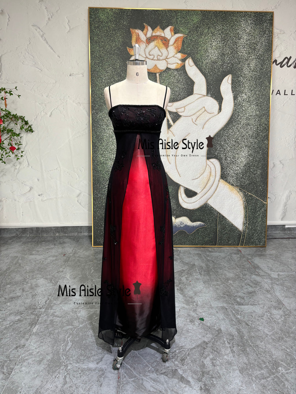 Square Neckline Prom Dress