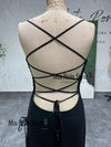 Vintage Criss Cross Back Party Dress
