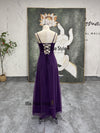 Purple 90s Evening Dress