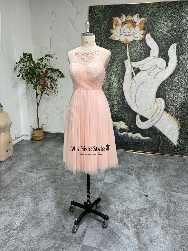 Pink Bridesmaid Dress