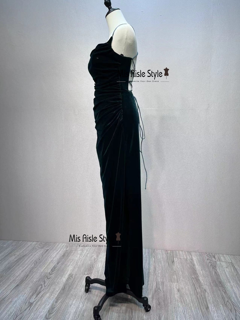  Dark Green Prom Dress