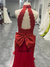 Lace Red Wedding Dress