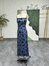 Vintage Fit and Flare Square Neckline Black Lace Prom Dress