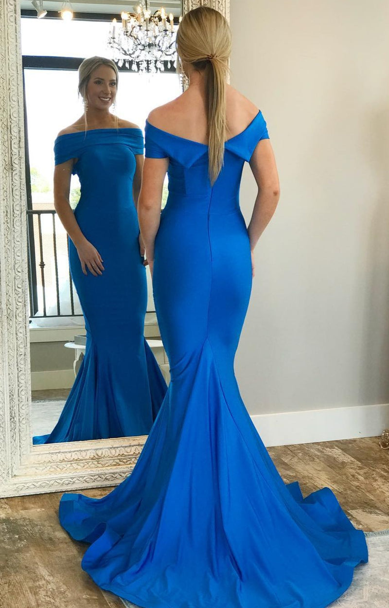 fitted evening dress