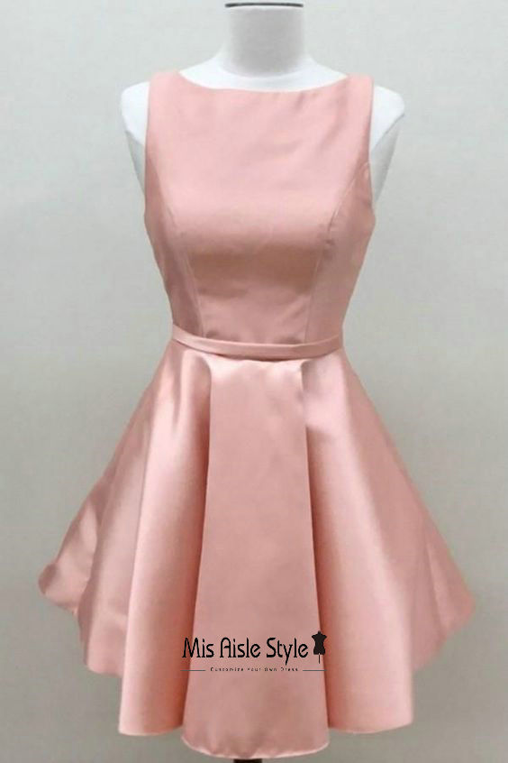 Modest Short Length Homecoming Dress misaislestyle Modest Short Length Homecoming Dress misaislestyle