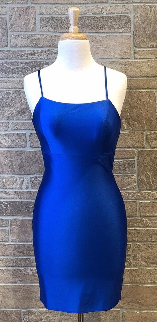 Fitted Royal Blue Homecoming Dress misaislestyle Fitted Royal Blue Homecoming Dress misaislestyle