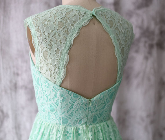 vintage lace bridesmaid dress