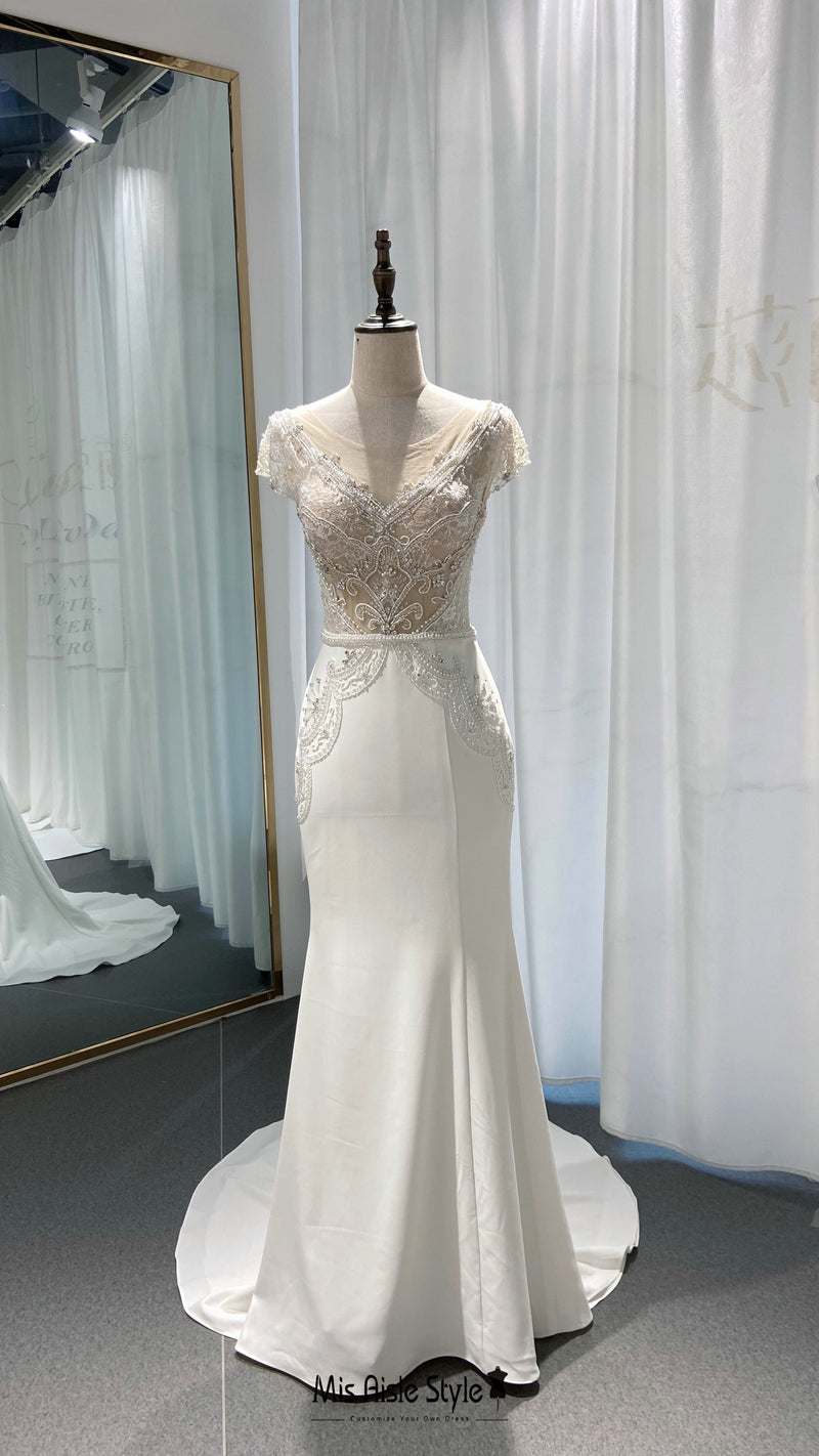 fit-flare wedding dress