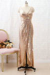 sequins mother of the bride dress