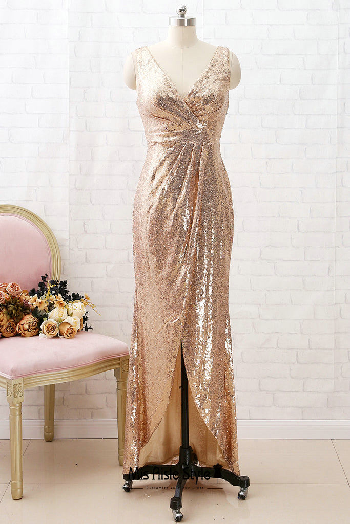 sequins mother of the bride dress