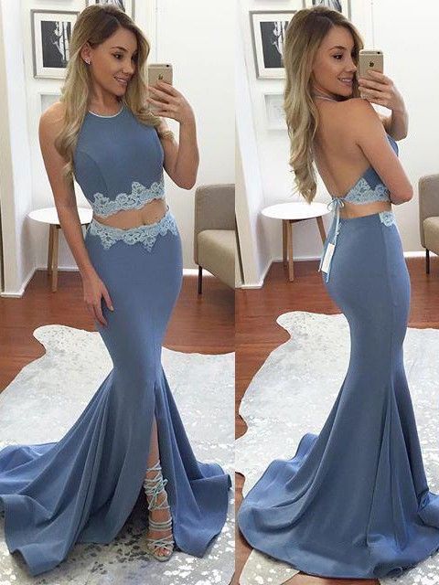 fitted evening dress
