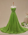 Sweetheart Green Evening Dress