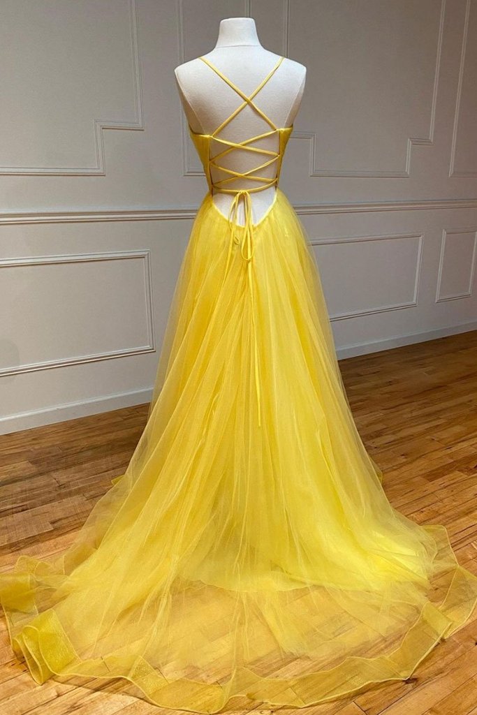 Fashion Criss-Cross Back Prom Dress misaislestyle Fashion Criss-Cross Back Prom Dress misaislestyle