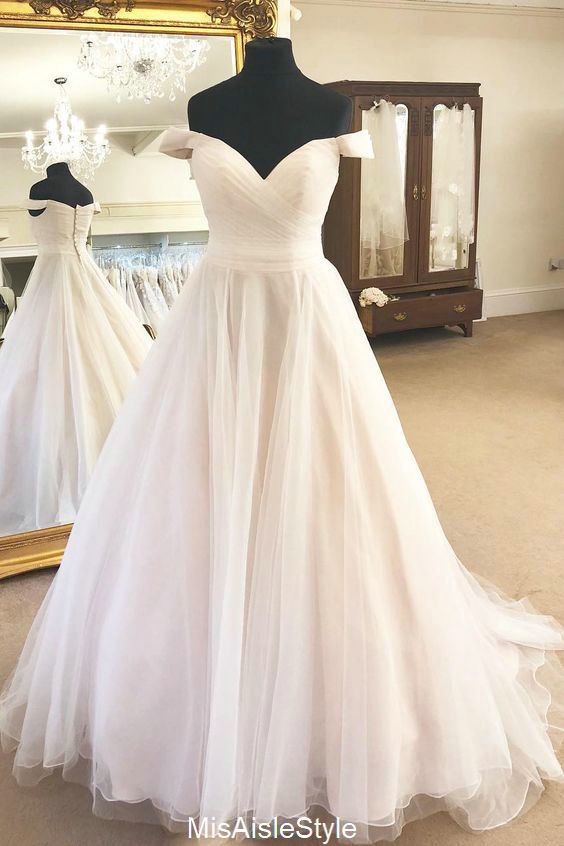 ball gown Plus size wedding dress