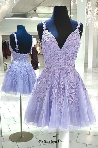 ワンピース INSTA::GOODNIGHT MACAROON Lilac Lace Sleeveless Shift Dress Stunning Short Mermaid One Shoulder Lace Prom Dress With Crystal
