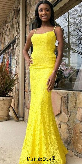 Yellow Homecoming Dresses | Short & Long Yellow HOCO Dresses