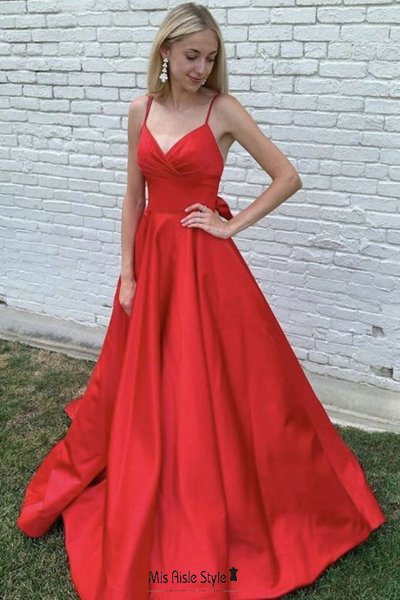 red prom dress 