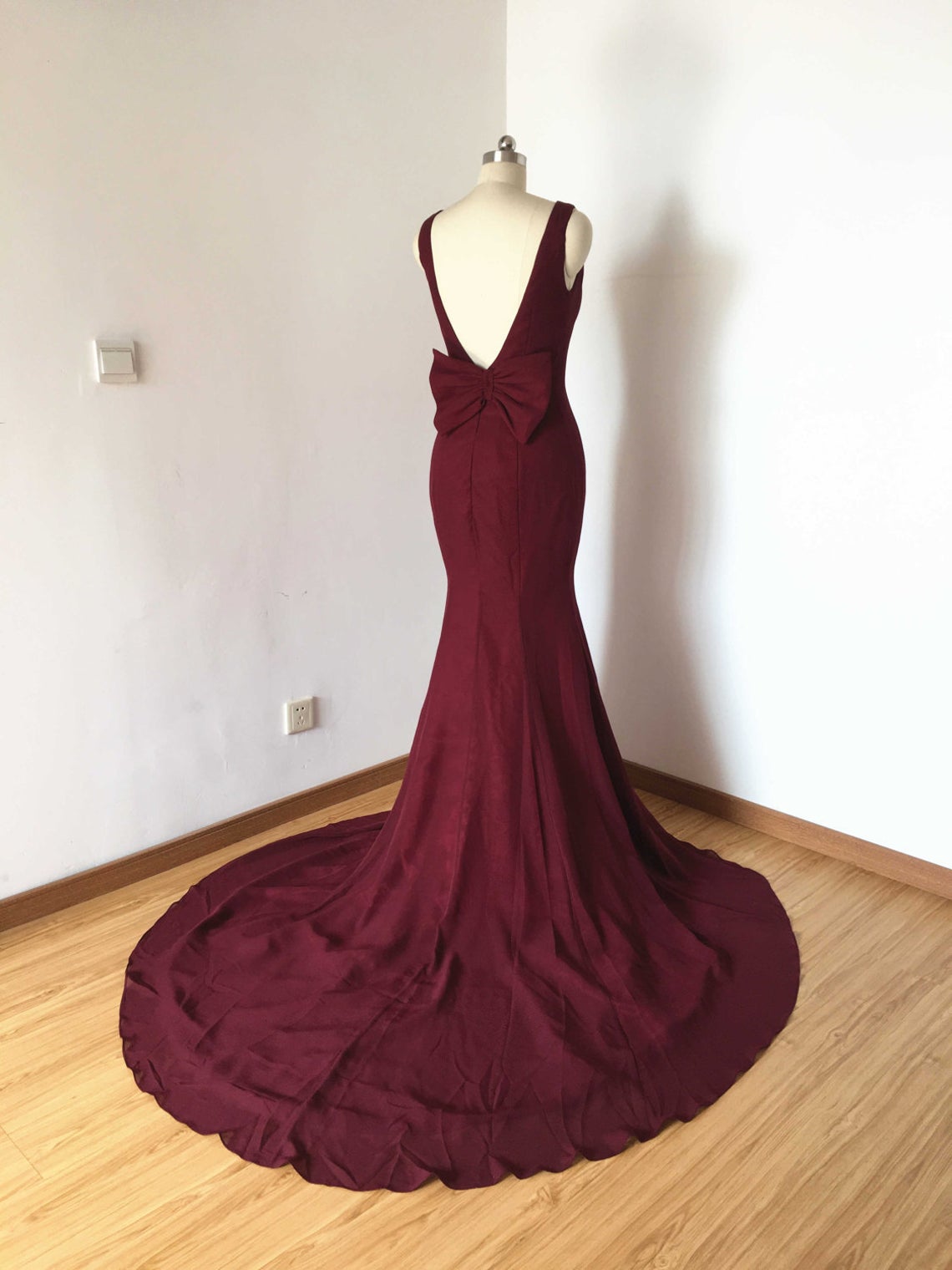sachin and babi light blue dress Burgundy Formal Dresses